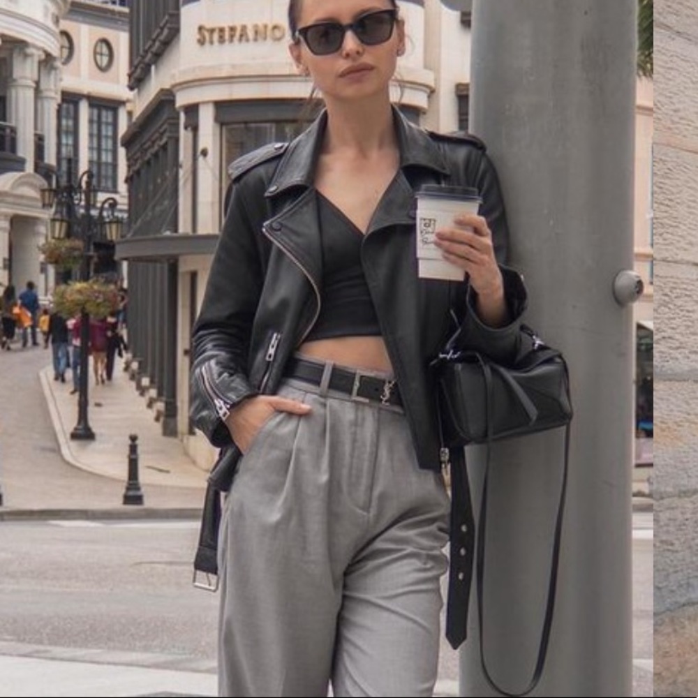 All Saints leather jacket